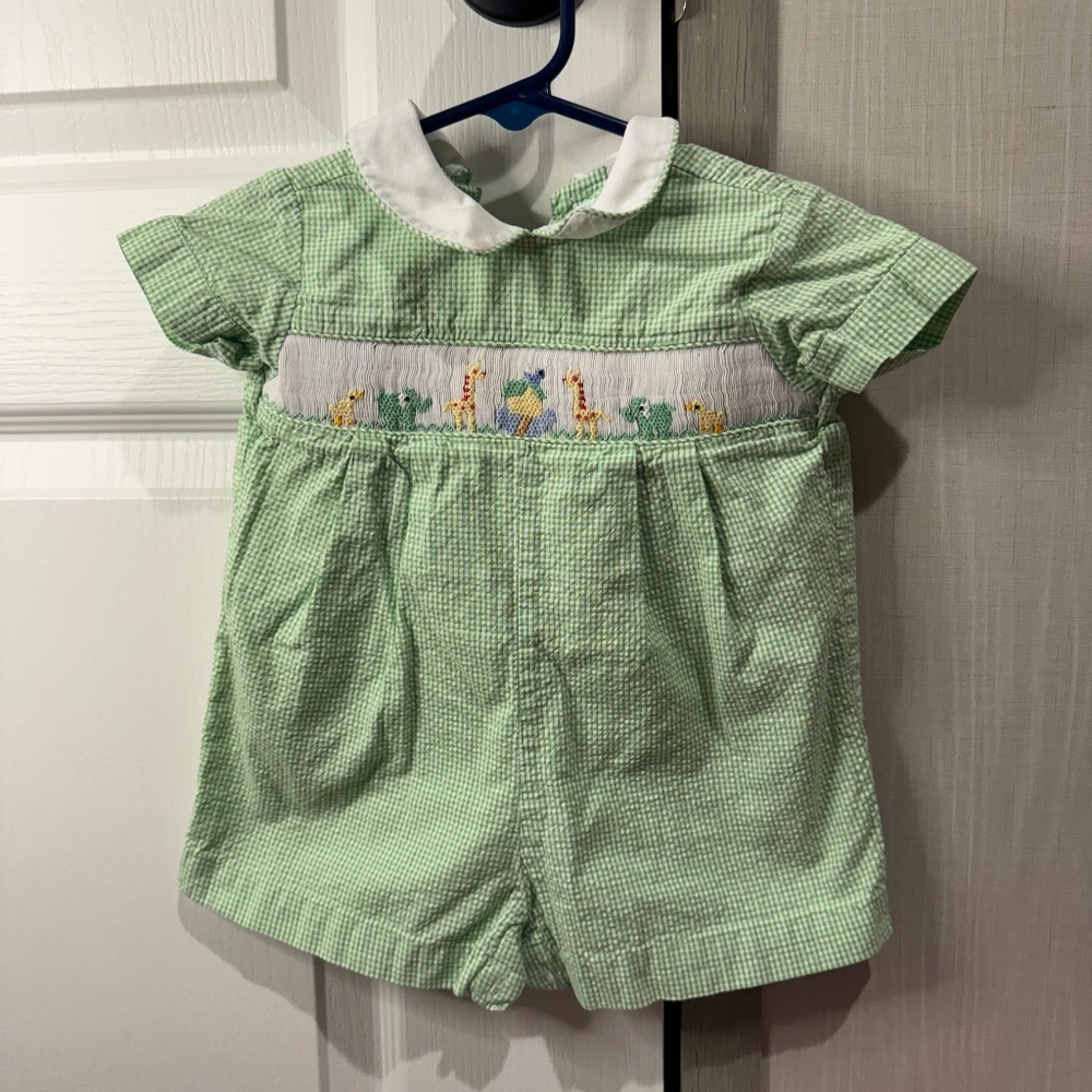 VeVe La Fete Noah’s Ark 3/6m romper